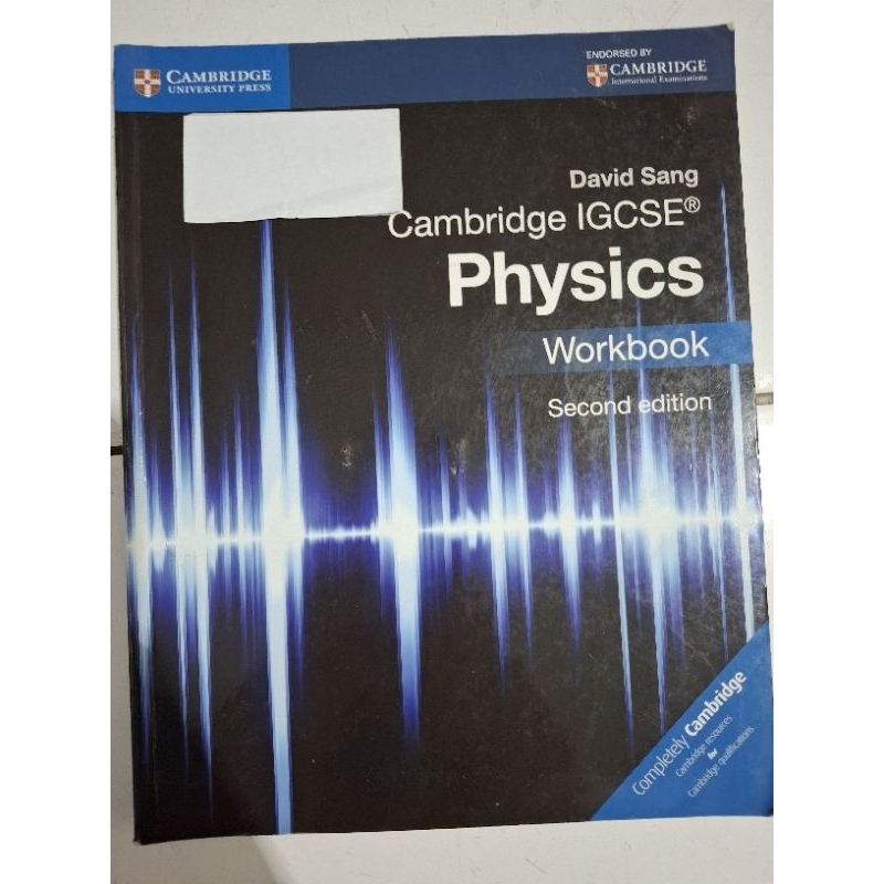 

Canbridge IGCSE Physics Workbook Second Edition David Sang Original Preloved
