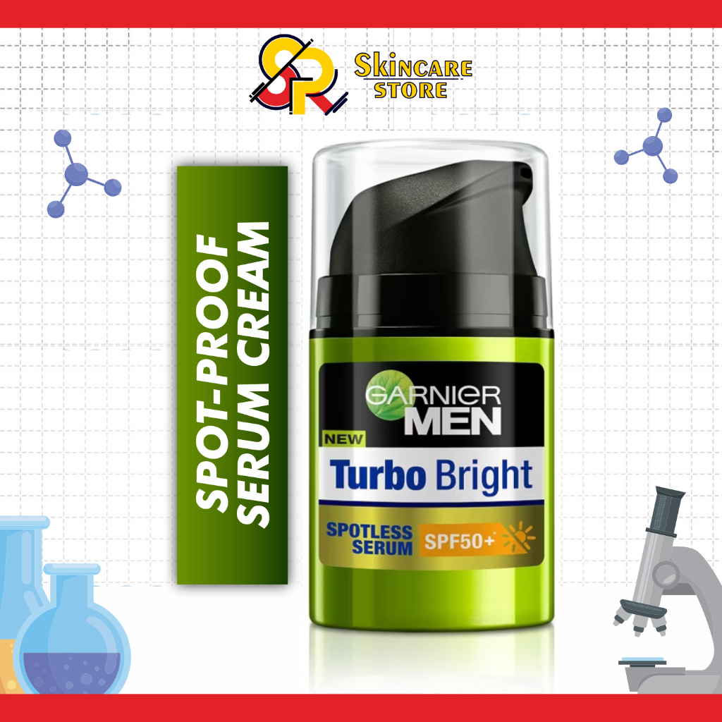 GARNIER Men Turbo Bright Spot-Proof Serum SPF50+ Skin Care - 40ml
