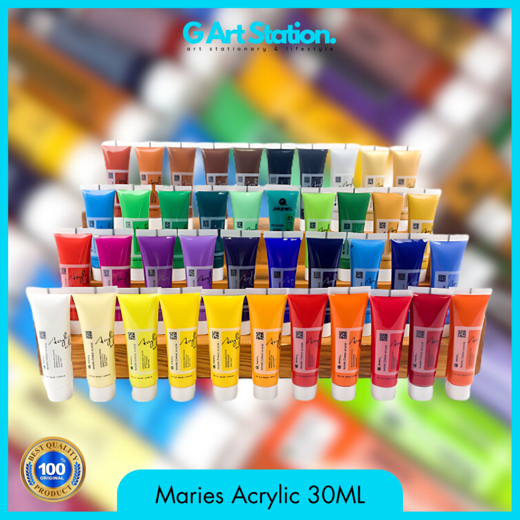 

MARIES Cat Akrilik / Acrylic Paint Maries 30ML - SATUAN