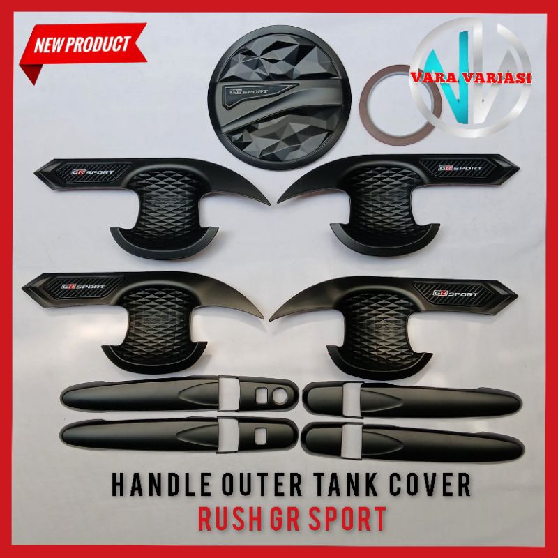 Paket Hemat All New Rush GR Sport Handle Outer Tank Cover GR Sport