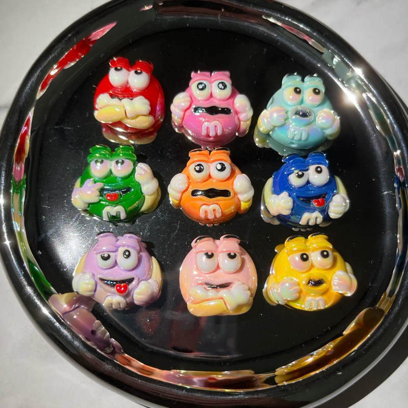 [1 pcs] beads luxury bulat m&m character karakter m&m manik import