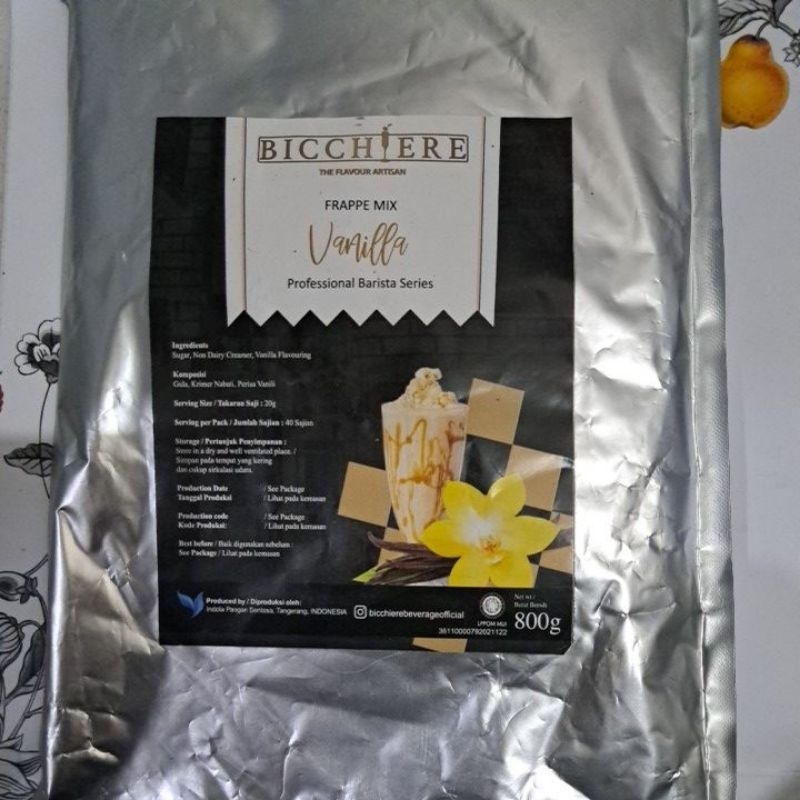 

Bicchiere Powder Vanilla 800gr