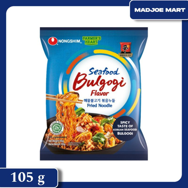 

Mie Instan Nongshim Bulgogi Seafood Fried Ramyun 105 g