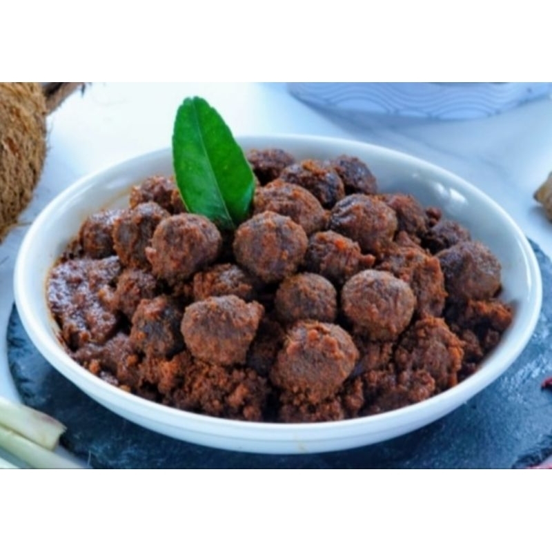 

Rendang daging tumbuk 1 kg