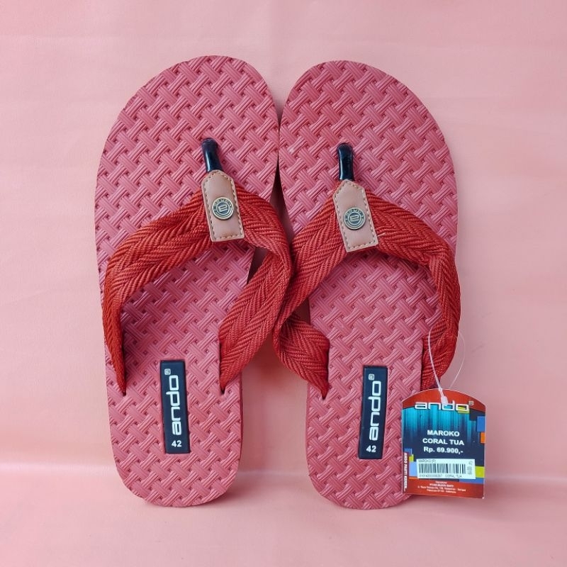 SANDAL ANDO MAROKO PRIA - SANDAL JAPIT ANDO PRIA