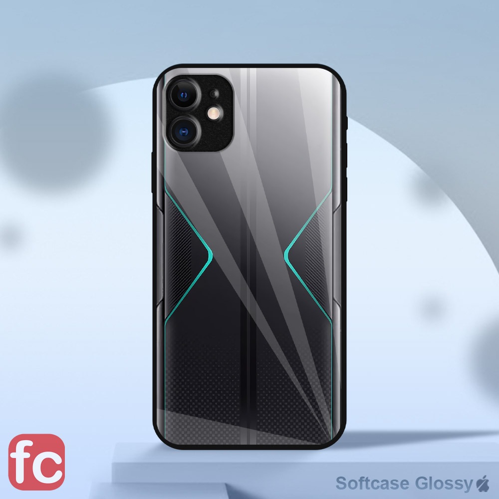 [FR79] Softcase Glossy Iphone 11 12 13 14 15 Pro Max Mini X XR 7 8 9 6 Case IP Premium Kilau Mirror 