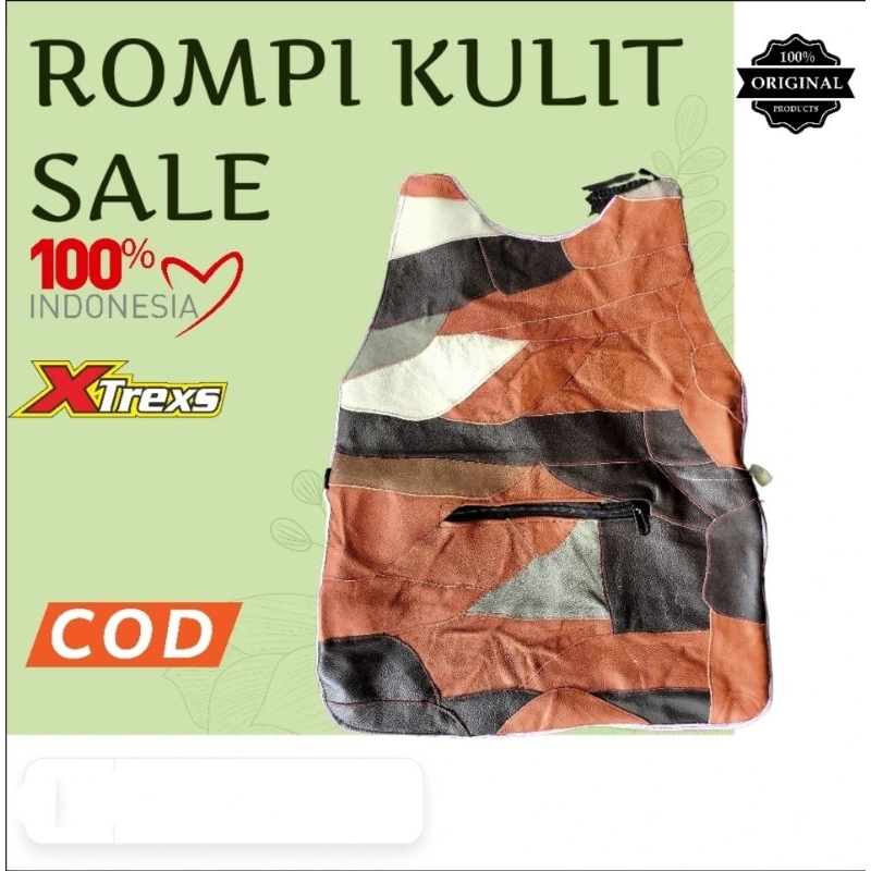 pelindung dada / Rompi Motor / Pelindung Dada / Body Protector KULIT ASLI