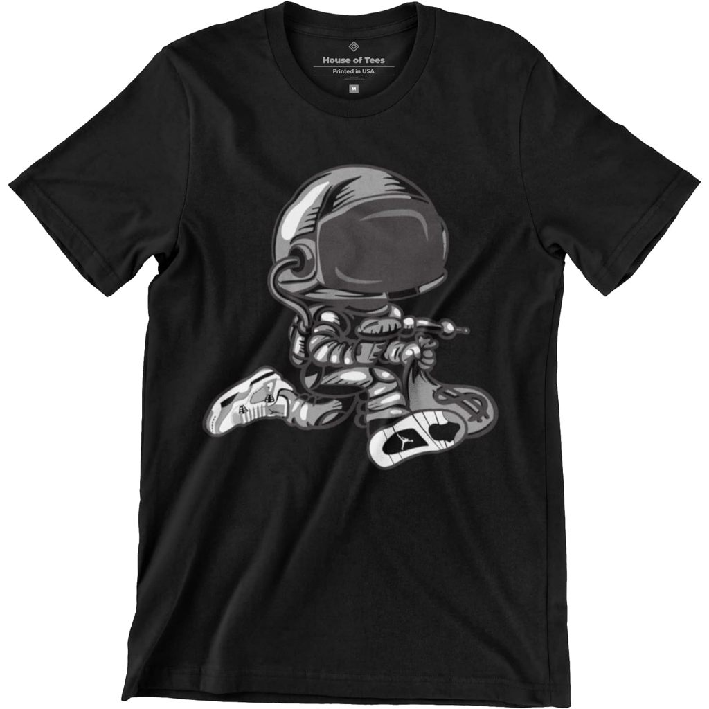 Baju Kaos Anak Distro Premium Moon Boy Jumper T Shirt to Match Jordan 4 Military Black, Matching for