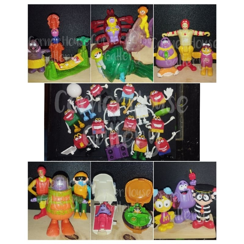 Mainan Anak Maskot MCD - Preloved Paket Maskot Mcd