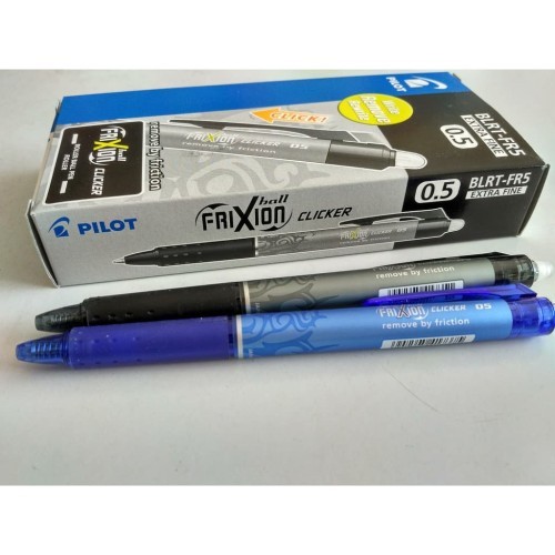 

Pulpen Pilot Frixion Pen Gel Hitam Biru Bisa Dihapus
