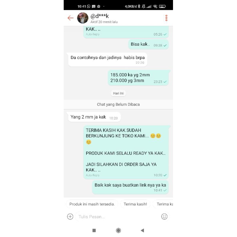 

Tempat Pensil ATK akrilik dan Penutup