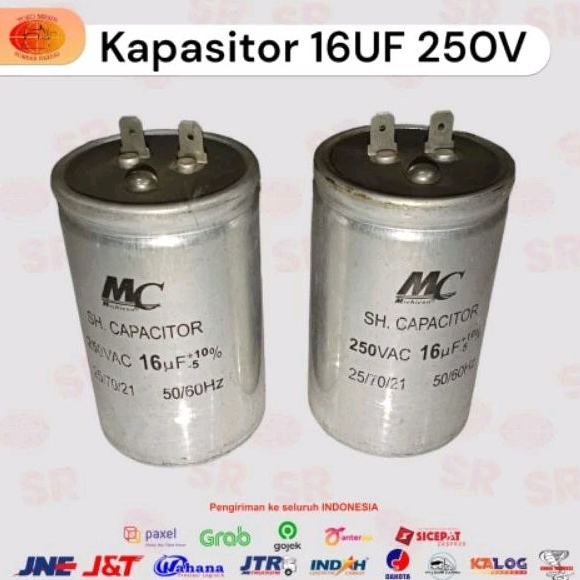 Kapasitor 16UF 250V