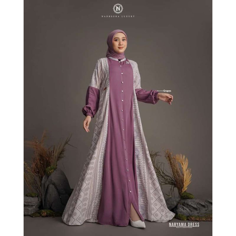 GAMIS NADEERA | NADEERA LUXURY | NARYAMA DRESS | GAMIS TERBARU