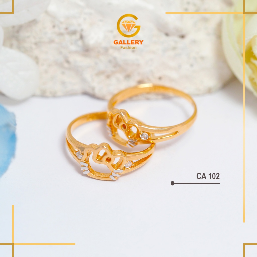 GaleriFashion2021 - Cincin Anak Emas Tua 700 atau 16K Gold Variasi untuk Balita