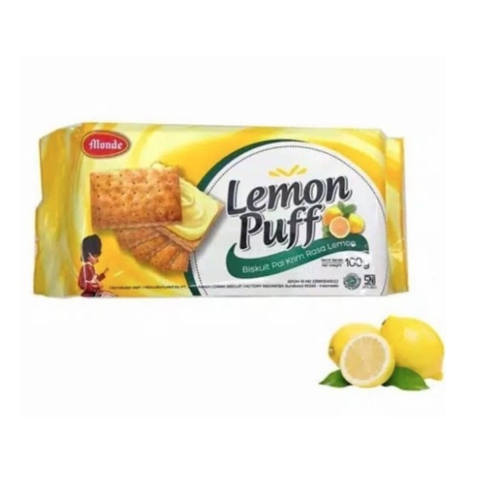 

Monde Choco / Lemon Puff Biskuit Pai 100g