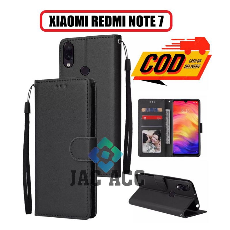 FLIP CASE HP PREMIUM UNTUK XIAOMI REDMI NOTE 7 LEATHER FLIP CASE HP PREMIUM UNTUK XIAOMI REDMI NOTE 