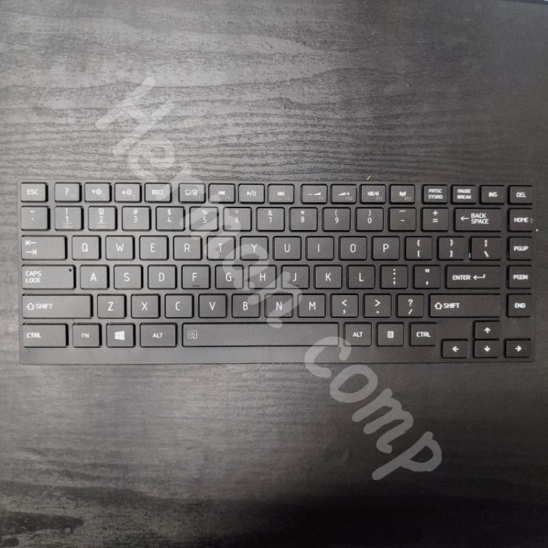 Keyboard Toshiba Dynabook R730 R731 R731/B R731/E R732 R732/F R732/G R732/H Hitam