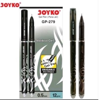 

Pulpen Joyko Shokyo Gel Bisa di hapus (12 pcs)