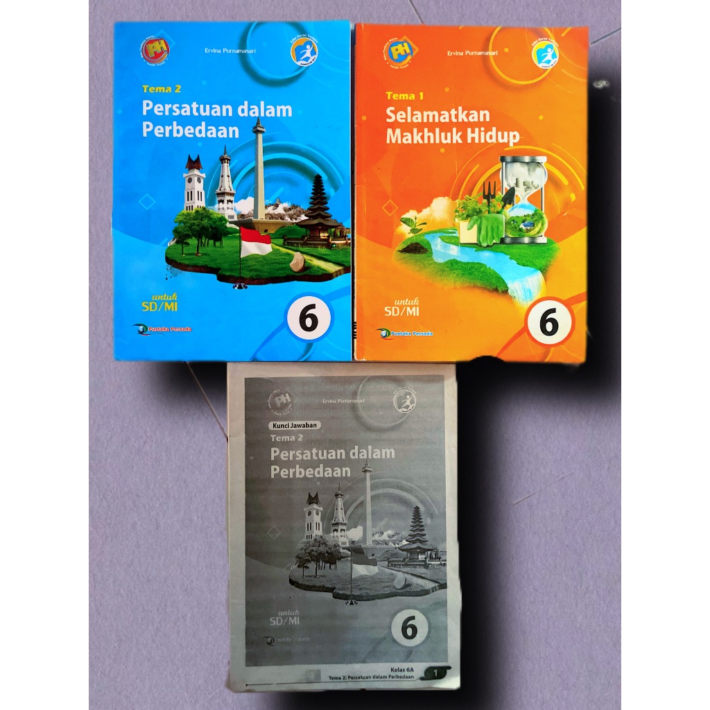 LKS PH KELAS 6 TEMA 1 DAN TEMA 2 SD/MI KURIKULUM 2013 EDISI REVISI TERBARU SEMESTER 1