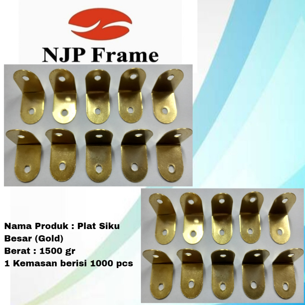 Plat Siku Besar (Gold) / (Silver)