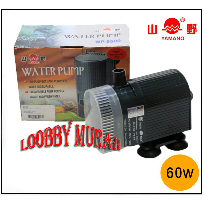 Pompa Celup Water Pump YAMANO WP5500 WP 5500 Aquarium Hidroponik Kolam Ikan Koi