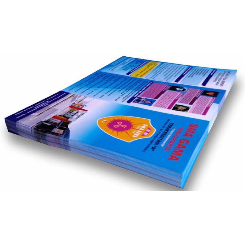 

Cetak Brosur / Isi Majalah Full Colour Kertas Art Paper 120Gr Ukuran A4