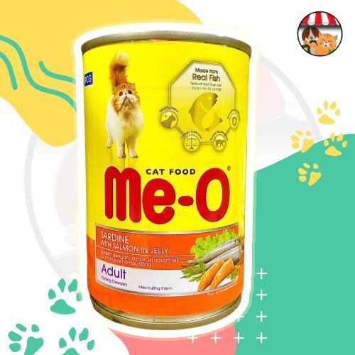 Meo Kaleng Sardine Salmon 400gr - Makanan Kucing Basah Me-O