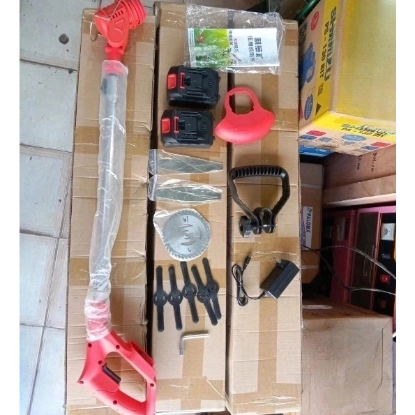 Mesin Potong Rumput Baterai 48 Volt Pemotong Rumput Portable Cordless 48V