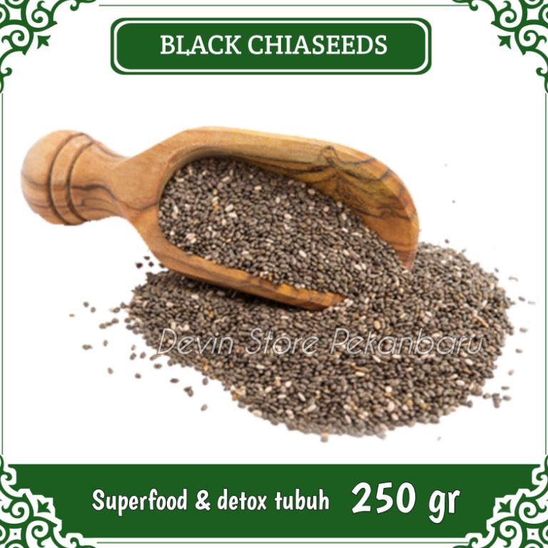 

Organic Black Chia Seed Biji Chiaseed 14 Kg 25 gr Diet Keto JSR