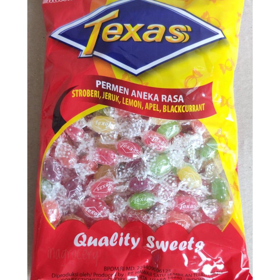 

HAWAII TEXAS PERMEN ANEKA RASA 525gr