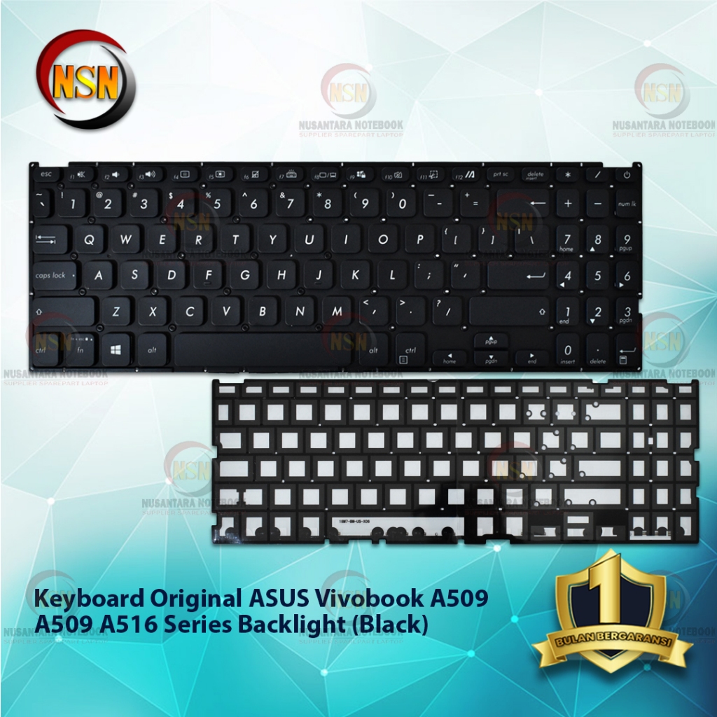 Keyboard Original Laptop ASUS Vivobook A509 A516 Backlight (Black)
