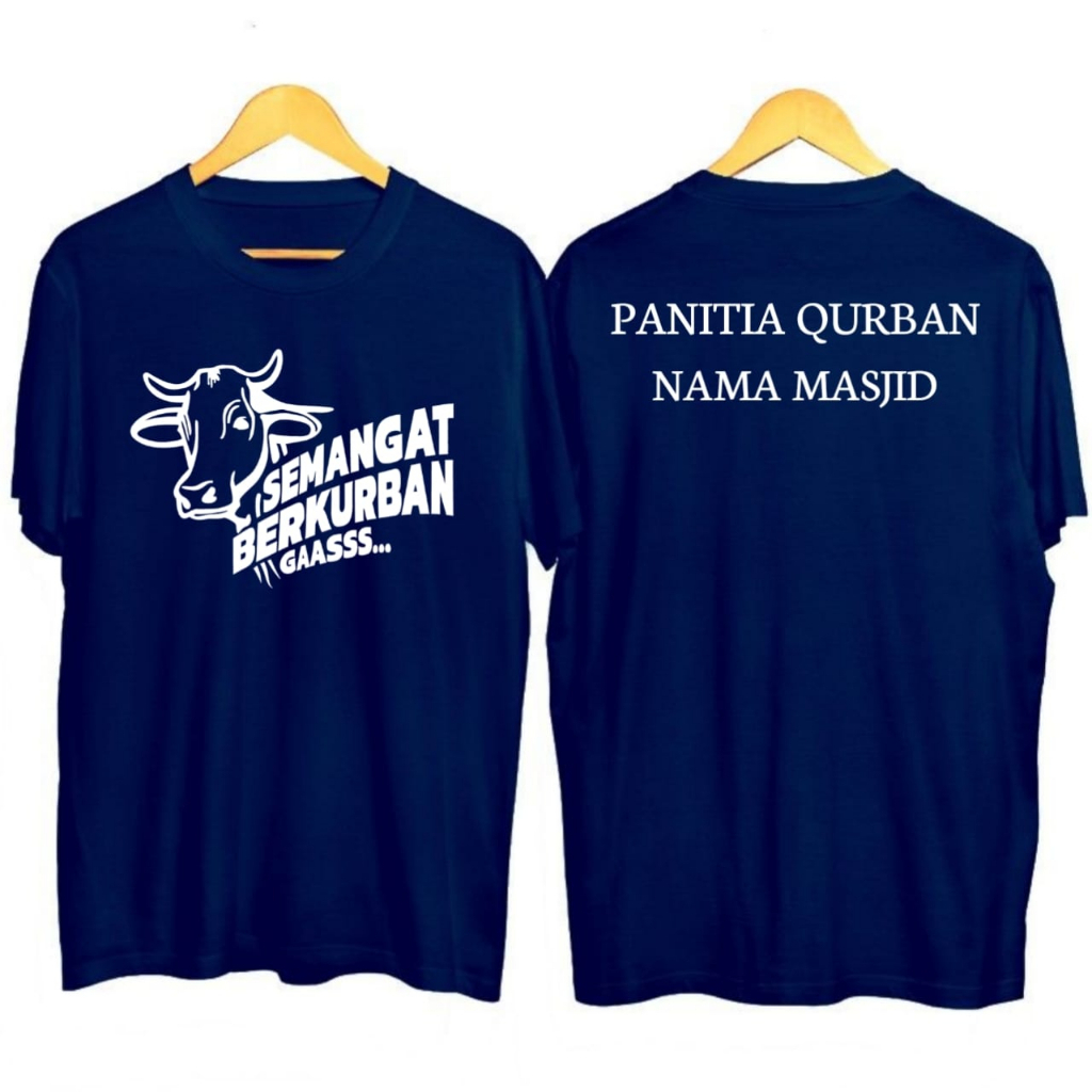 Kaos Semangat Berqurban Gas / Kaos Qurban / Kaos Panitia Qurban