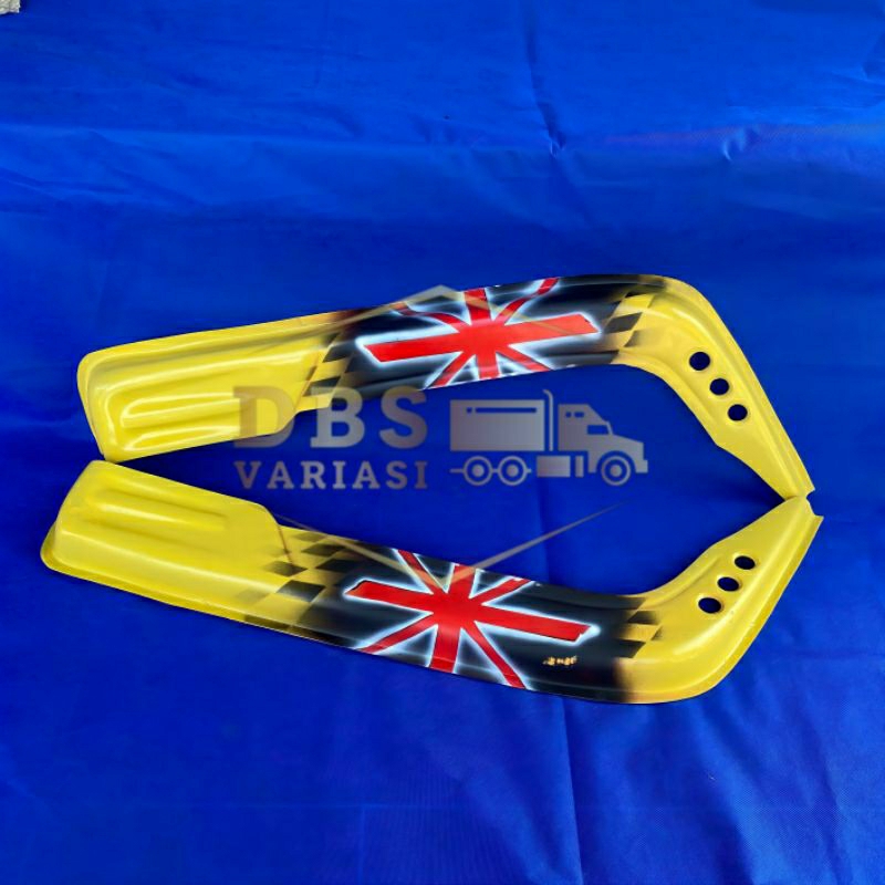 talang air canter bahan fiber motif bendera inggris