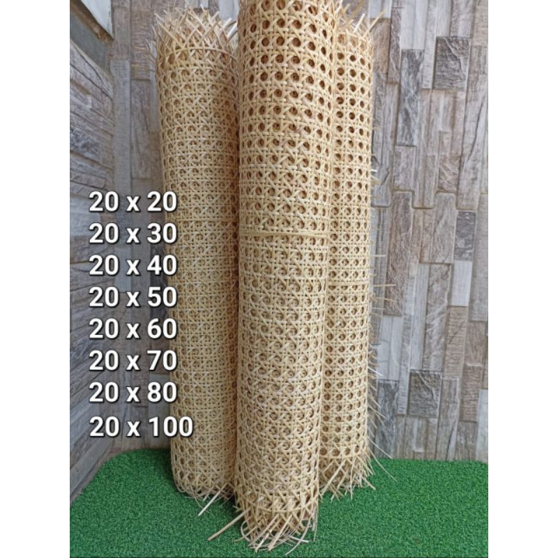 Rotan/lembaran rotan lembaran alami