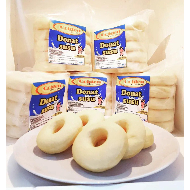 

Donat Susu Golden Delies isi 10/Donat susu Bandung/Donat Frozen/Donat Susu Lembang/Donat susu frozen
