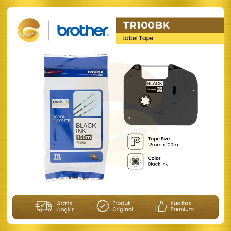 

BROTHER Ink Ribbon TR100BK