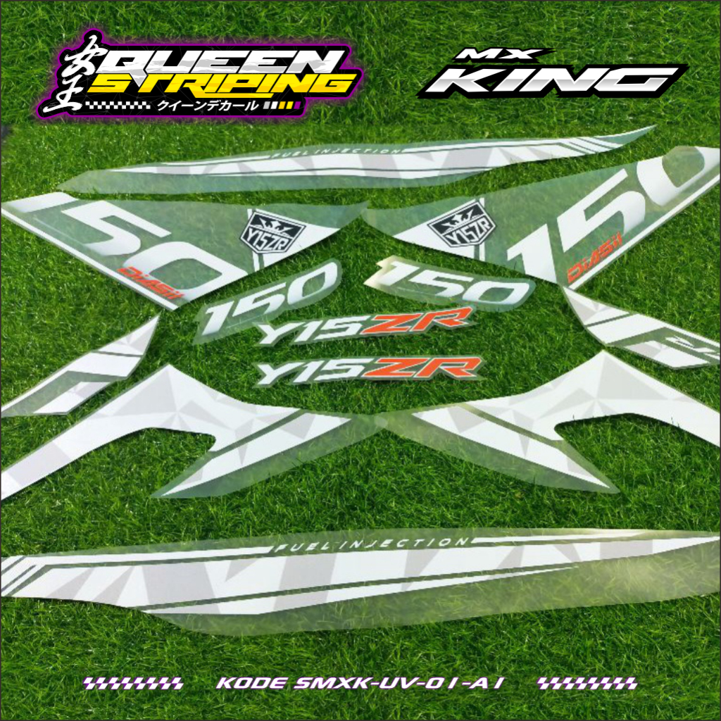 Stiker Striping UV Transparan MX King Custom - Stiker UV MX King Desain Custom Racing - SMXK
