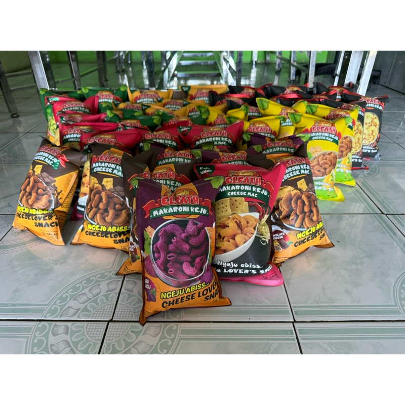 

5pcs makaroni keju elfath varian mix