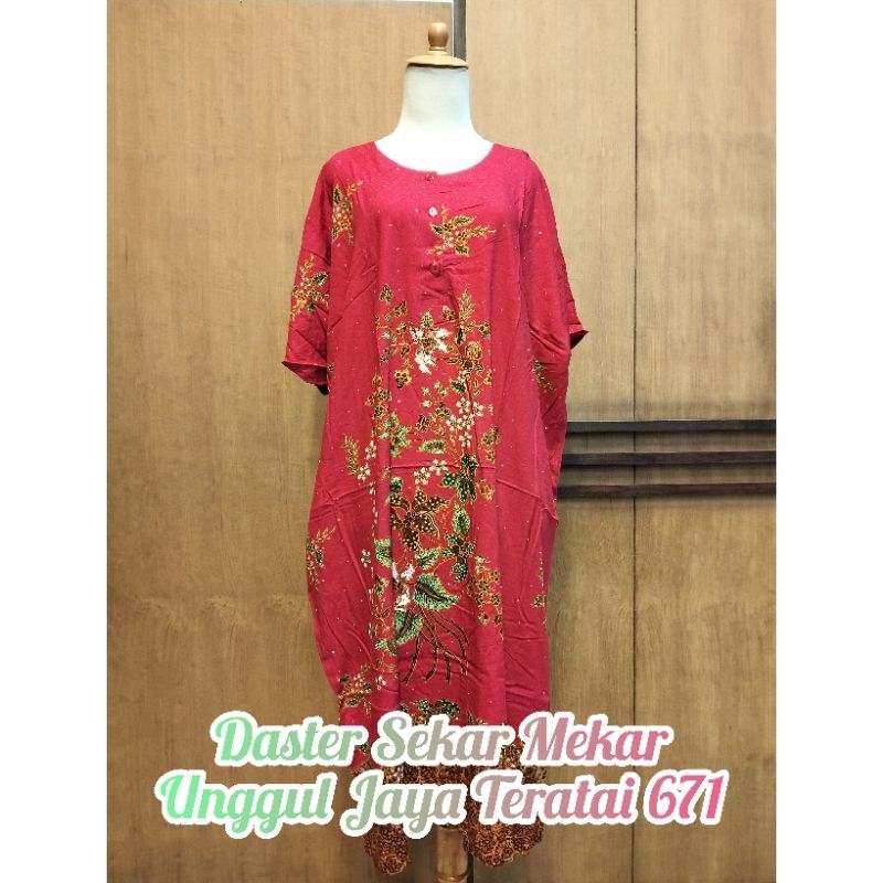 DASTER SEKAR MEKAR UNGGUL JAYA TERATAI 671 M L XL XXL