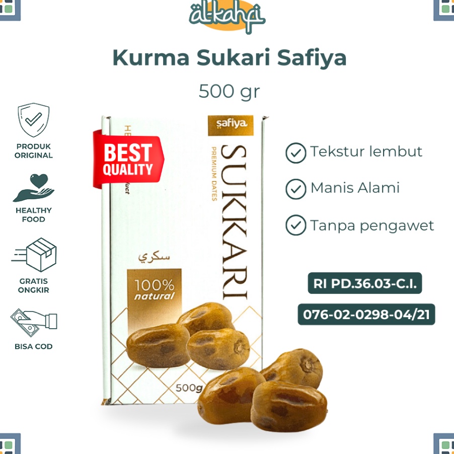 

MEGA SALE Kurma Sukari 5 Gram Kurma Raja Premium Original