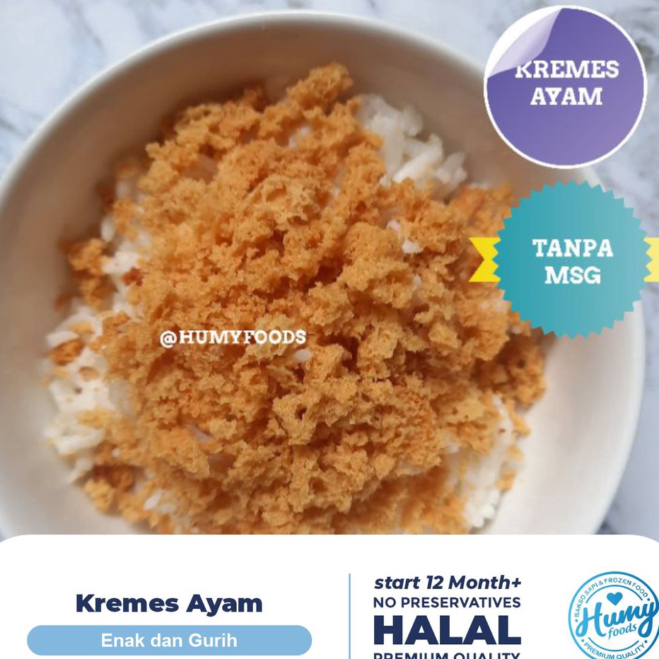 

READY STOK KREMES AYAM homemade no pengawet MSG