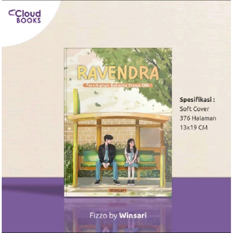 Novel RAVENDRA SC Buku+Bookmark_Winsari