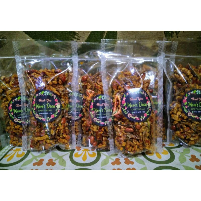 

orek tempe, teri, kacang 100gr