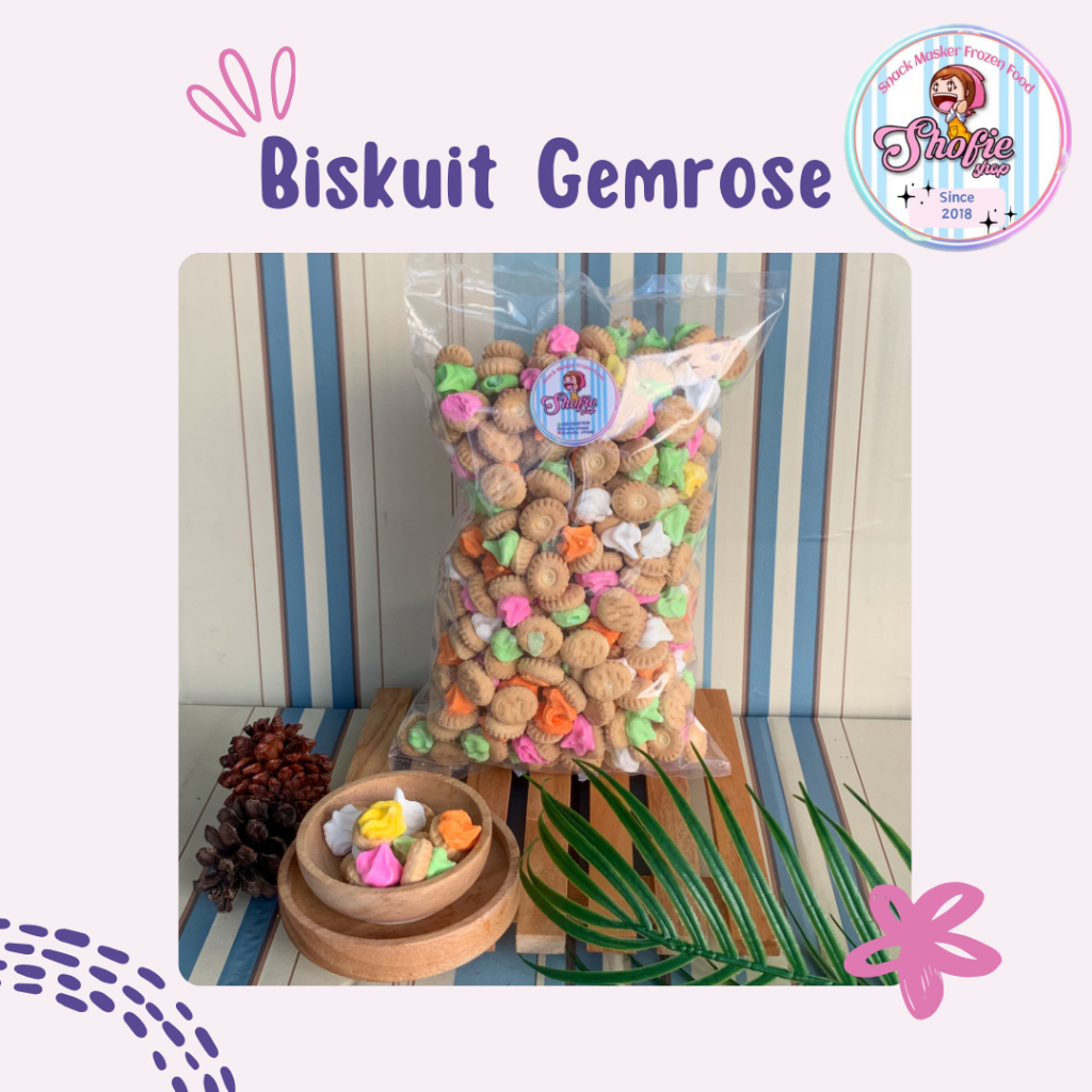 

Biskuit Gemrose 250 gram