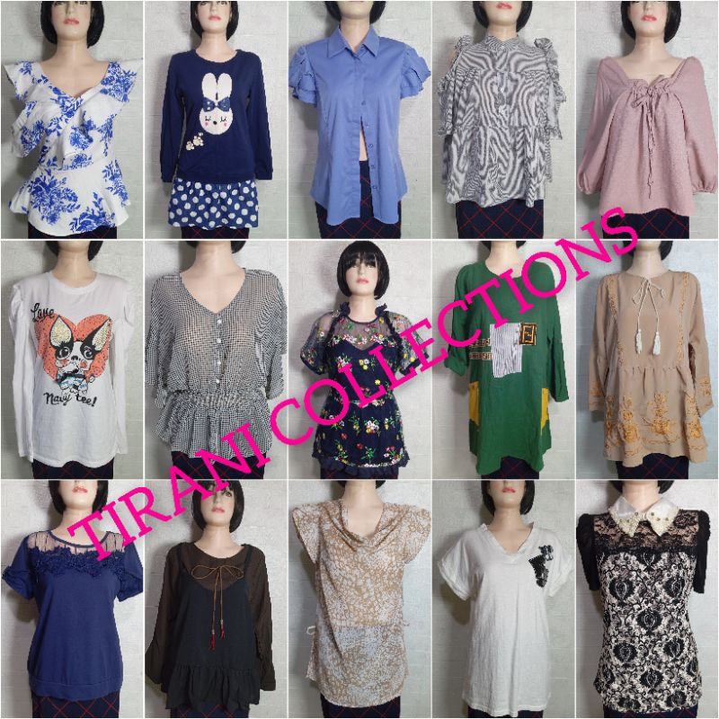 promo harga mulai 15K-25K part4 preloved baju atasan/tunik/blouse/crop top/kemeja/batik/brokat/kebay