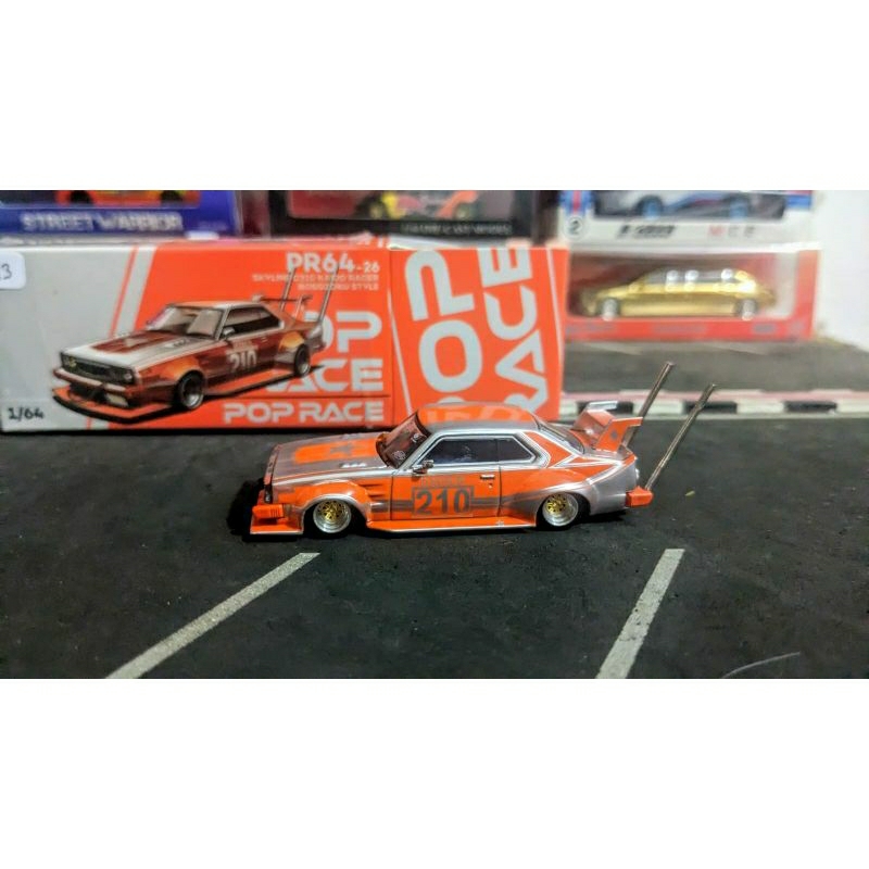 Diecast PopRace Pop Race Nissan Skyline C21 Kaido Race Bosozoku Style