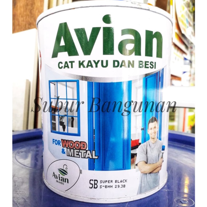 

KODE X5I8 CAT KAYU DAN BESI AVIAN HIGH GLOSS ENAMEL 1 KG CAT MINYAK