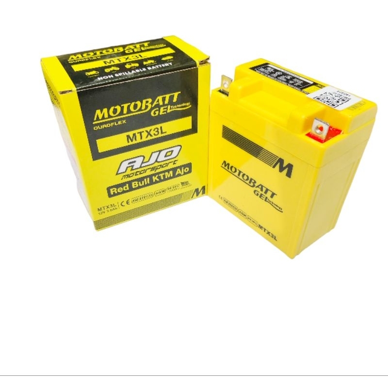 Aki Kering Motobatt Gel MTX3L Rx king pnp Ninja rr Old Aki Kering Original Motobatt GEL