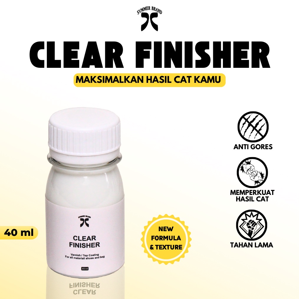 

ART L6Y Clear Finisher Varnish Cat Sepatu Cat Akrilik Kulit Kanvas Leather Paint Cat Canvas Summer Brand
