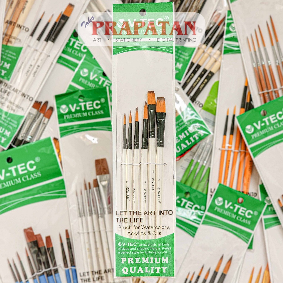 

Grosir Populer Kuas Lukis VTEC Set VTEC Paint Brush set